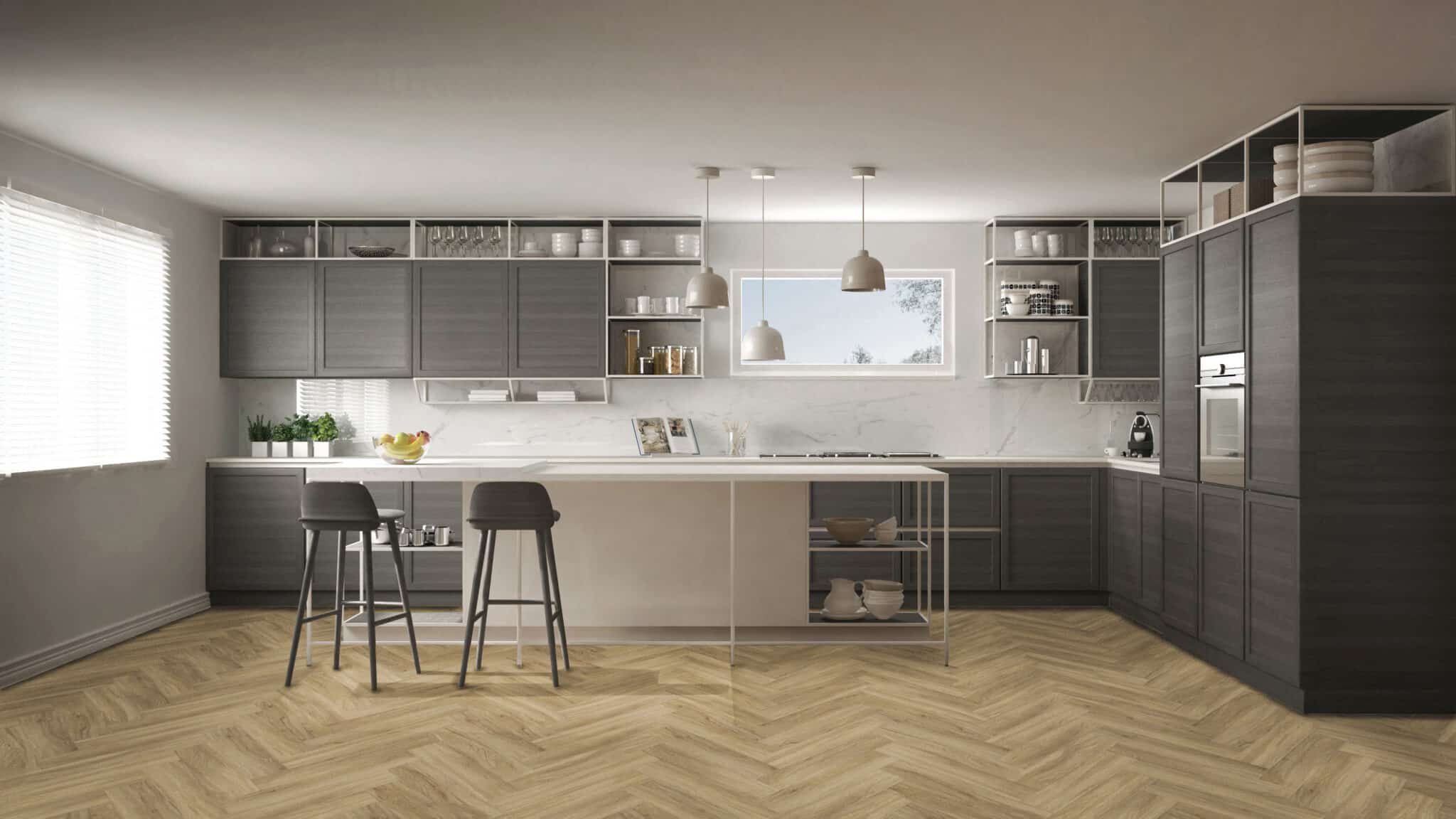 LVT dryback 8940 lys natur sildeben miljøbillede